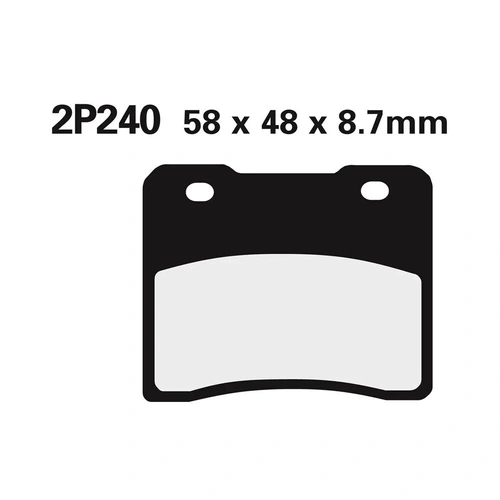 BRAKE PADS 2P-240 SS
