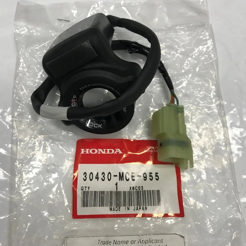 CB400 OEM IGNITION SWITCH  RECEIVER 30430MCE955 - SKU:30430MCE955