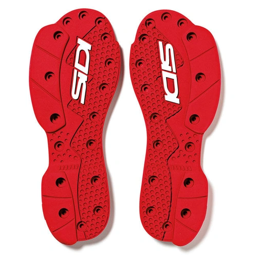 Sidi Crossfire SRS Supermoto Soles - Red/White - 47-48 - SKU:3101553