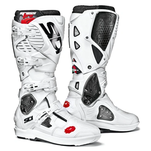 Sidi Crossfire 3 SRS MX Boots - White/White - 44 - SKU:3104455