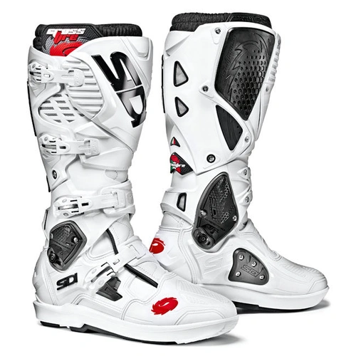 Sidi Crossfire 3 SRS MX Boots - White/White - 45 - SKU:3104456