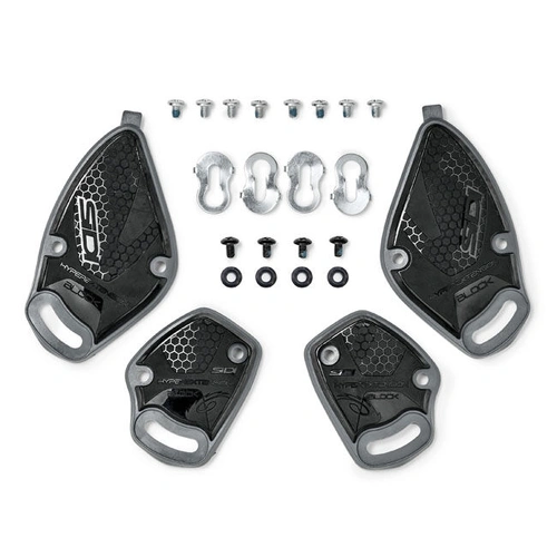 Sidi Crossfire 3 Leg Upper Extension Block - Black/Grey