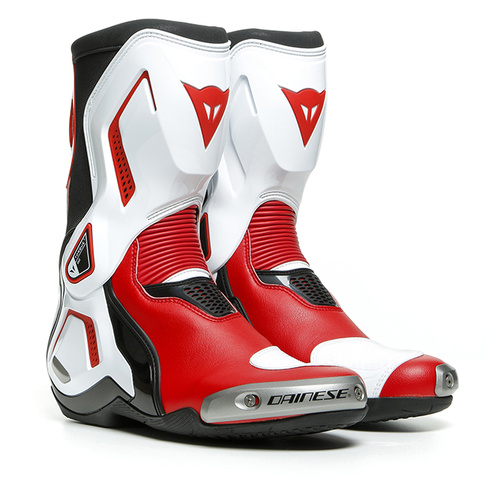Dainese Torque 3 Out Boots - Black/White/Lava Red - 46 - SKU:3105766