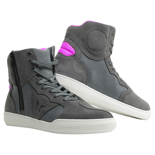 Dainese Ladies Metropolis Riding Shoes - Anthracite/Fuchsia - 36 - SKU:3105912