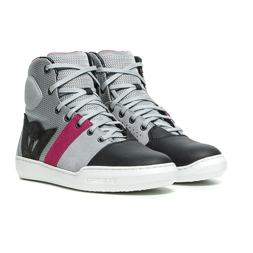 Dainese Ladies York Air Riding Shoes - Light Grey/Coral - 37 - SKU:3105920