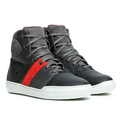 Dainese Ladies York Air Riding Shoes - Phantom/Red - 37 - SKU:3106023