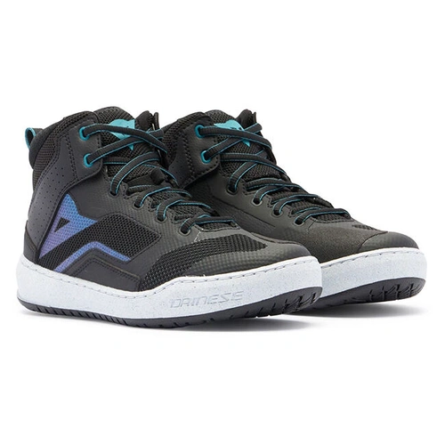 Dainese Ladies Suburb Air Shoes - Black/White/Harbour Blue