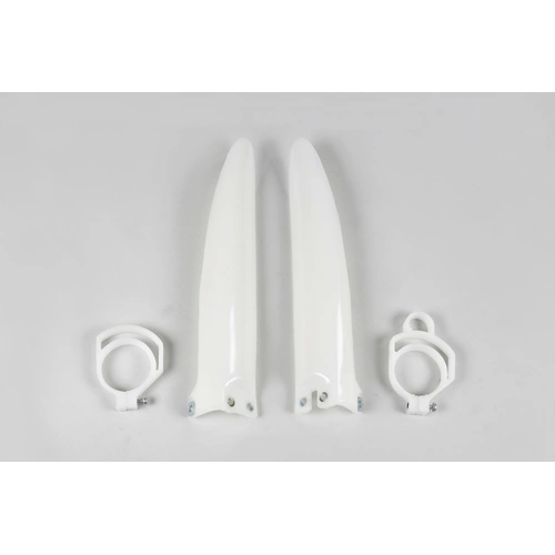 UFO Fork Slider Protector - Kawasaki KX 85 98-13 - White