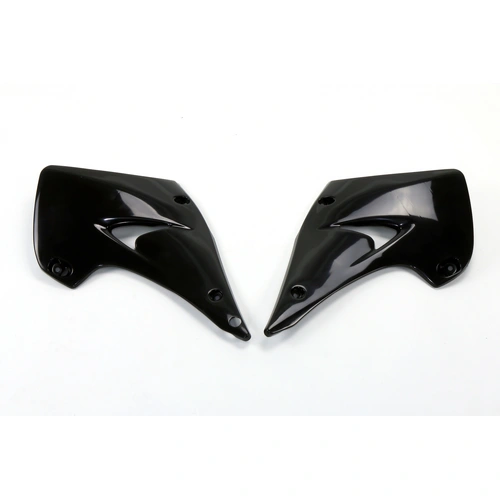 UFO Radiator Shrouds - Kawasaki - KX125/250 03-08 - Black