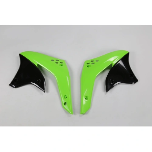 UFO Radiatoer Shrouds - Kawasaki - KX450F 06-08 - Green