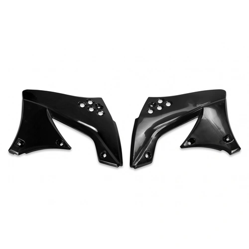 UFO Radiator Shrouds - Kawasaki KXF 450 09-11 - Black
