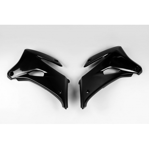 UFO Radiator Shroud - Yamaha - WR250 07-14/450F 07-11 - Black - SKU:3888001