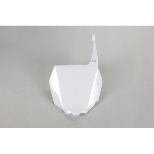 UFO Suzuki Front Number Plate RM125/250 01-11/RMZ450 05-07/RMZ250 07-09 - White