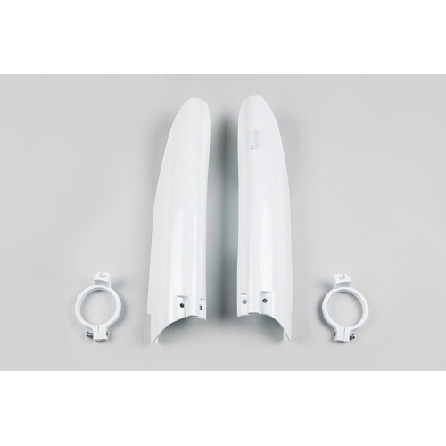 UFO Fork Slider Cover - Suzuki - RM125/250 04-06/RMZ450 05-06 - White 