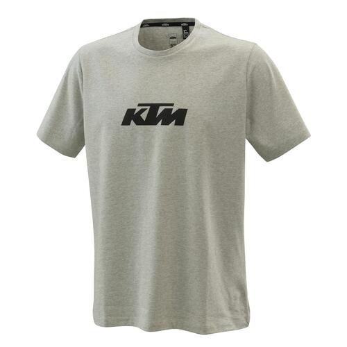 KTM OEM PURE LOGO TEE GREY MELANGE M (3PW210025803) - SKU:3PW210025803