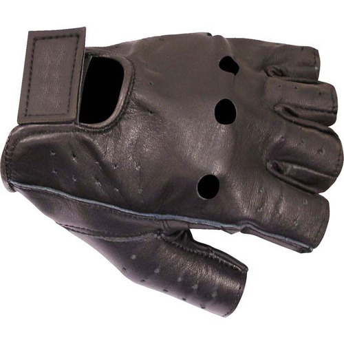 Dri Rider Fingerless Gloves - Black - S - SKU:4001094