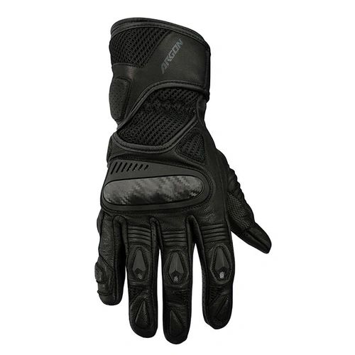 Argon Synchro Leather Road Gloves - Black - M - SKU:4006350