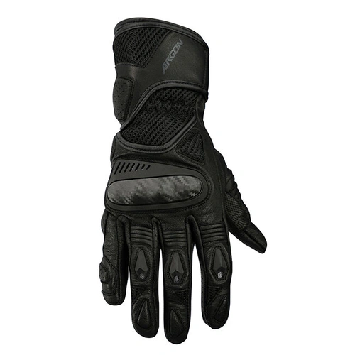 Argon Ladies Synchro Leather Road Gloves - Black