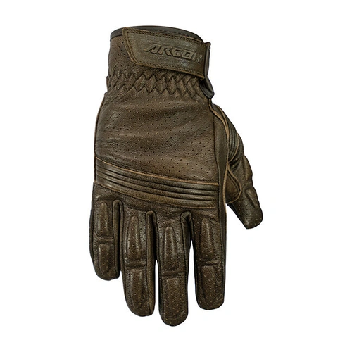 Argon Ladies Clash Leather Road Gloves - Coffee - S - SKU:4006425