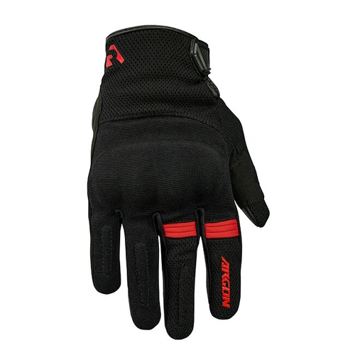 Argon Ladies Swift Textile Road Gloves - Black/Red - S - SKU:4006524