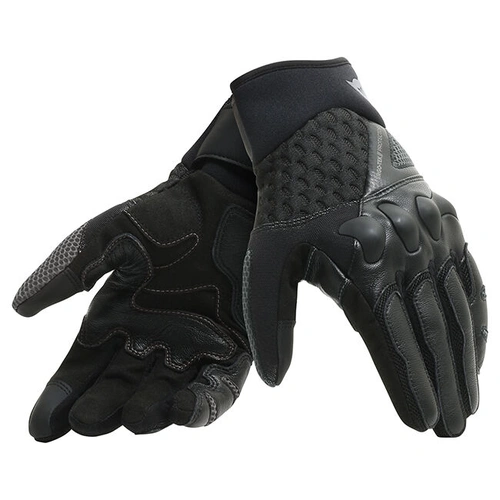 Dainese X-Moto Leather Gloves - Black/Anthracite
