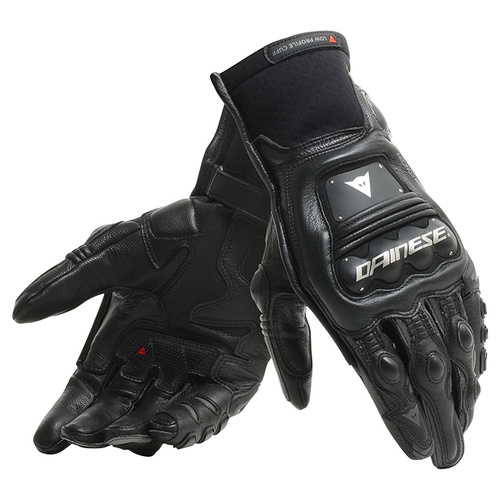 Dainese Steel-Pro In Leather Gloves - Black/Anthracite - XL - SKU:4006638