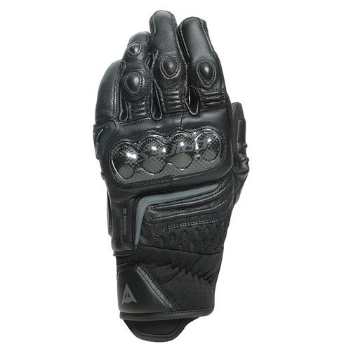 Dainese Carbon 3 Short Leather Gloves - Black/Black - XXXL - SKU:4006698