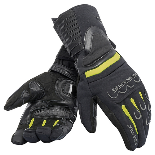 Dainese Scout 2 Gore-Tex Gloves - Black/Fluro Yellow/Black - S - SKU:4006752