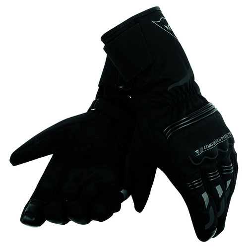 Dainese Tempest D-Dry Short Gloves - Black/Black - XS - SKU:4006770