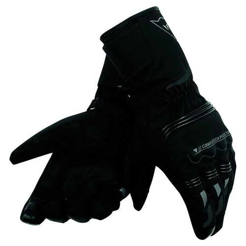 Dainese Tempest D-Dry Short Gloves - Black/Black