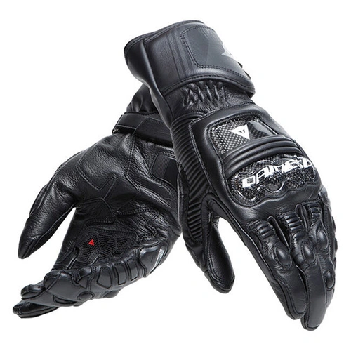 Dainese Druid 4 Leather Gloves - Black/Black/Charcoal Grey