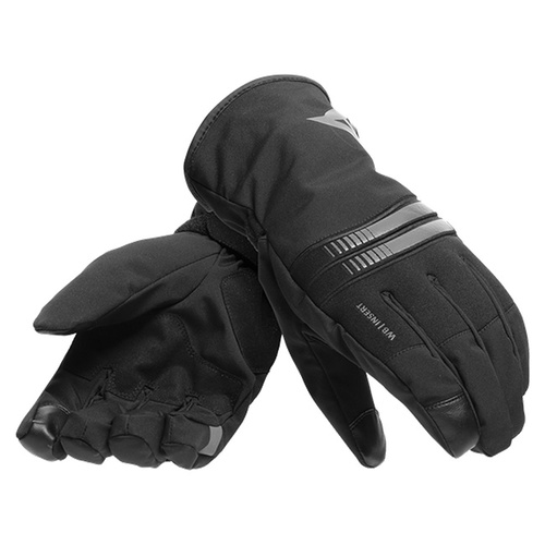 Dainese Plaza 3 D-Dry Gloves - Black/Anthracite - XS - SKU:4007293