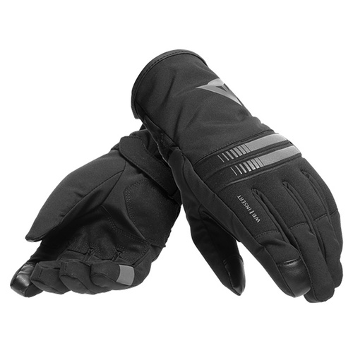 Dainese Ladies Plaza 3 D-Dry Gloves - Black/Anthracite - XXS - SKU:4007299