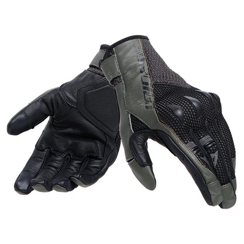 Dainese Karakum Ergo-Tek Gloves - Black/Army Green