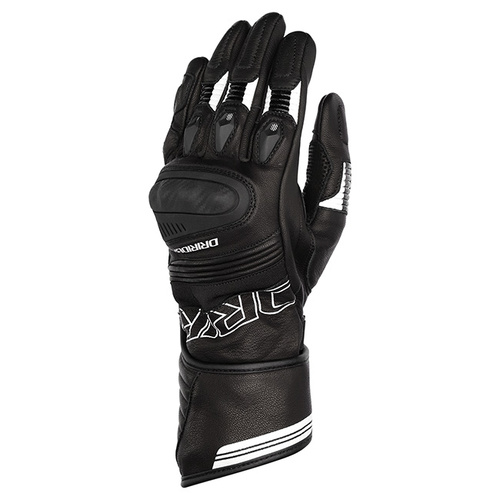 Dri Rider Torque Long Cuff Gloves - Black/White - S - SKU:4007752
