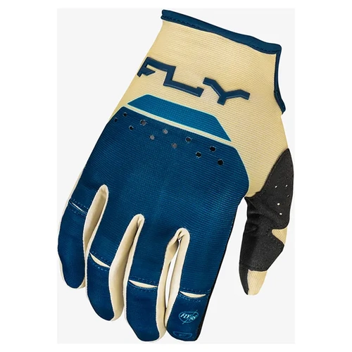 Fly Racing Kinetic Reload MX Gloves - Ivory/Navy/Cobalt - XS - SKU:4008173