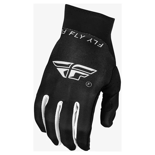 Fly Racing Pro Lite MX Gloves - Black/White - XS - SKU:4008282