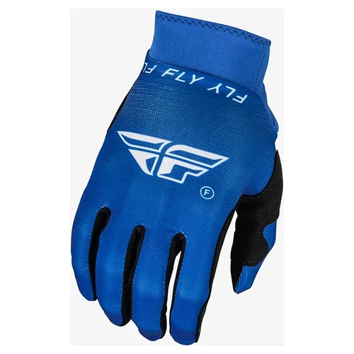 Fly Racing Pro Lite MX Gloves - Blue/White - XS - SKU:4008288