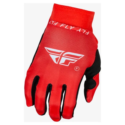Fly Racing Pro Lite MX Gloves - Red/White