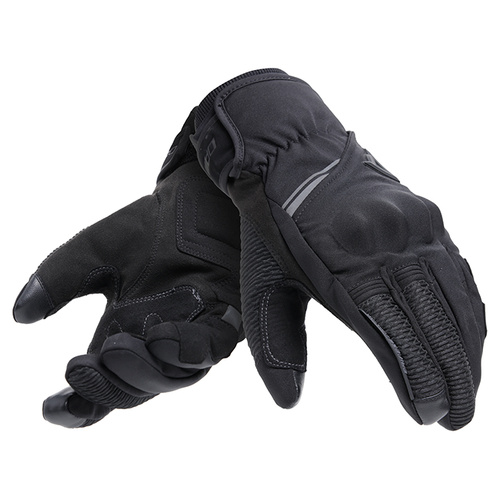 Dainese Trento D-Dry Thermal Gloves - Black/Black - XS - SKU:4008339