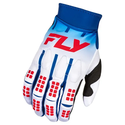 Fly Racing 2025 Evo MX Gloves - Red/White/Blue - XS - SKU:4008429