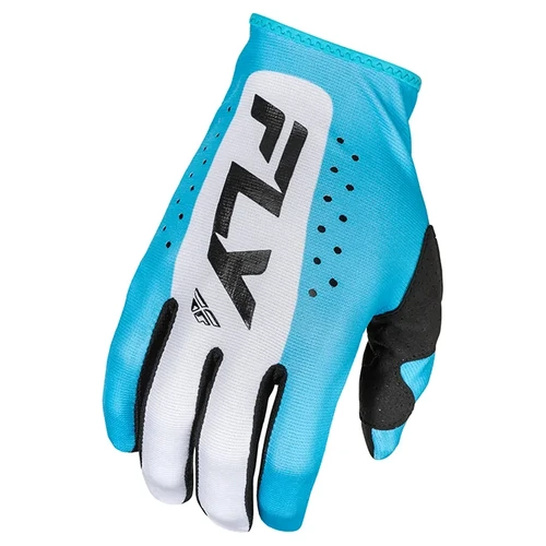 Fly Racing 2025 Lite MX Gloves - Blue/White/Black - XS - SKU:4008459