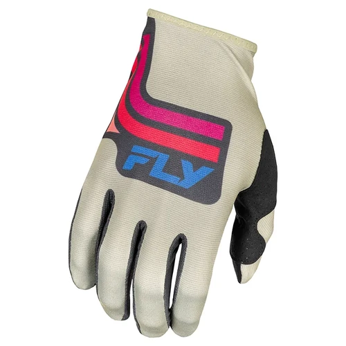 Fly Racing 2025 Lite Vice MX Gloves - Grey/Pink/Coral - L - SKU:4008476