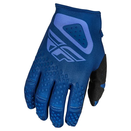 Fly Racing 2025 Youth Kinetic Sym MX Gloves - Ultramarine/Dark Blue