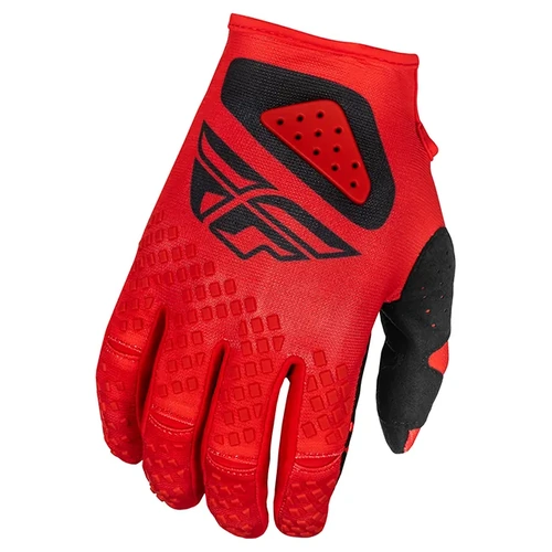 Fly Racing 2025 Youth Kinetic Center MX Gloves - Red/Black