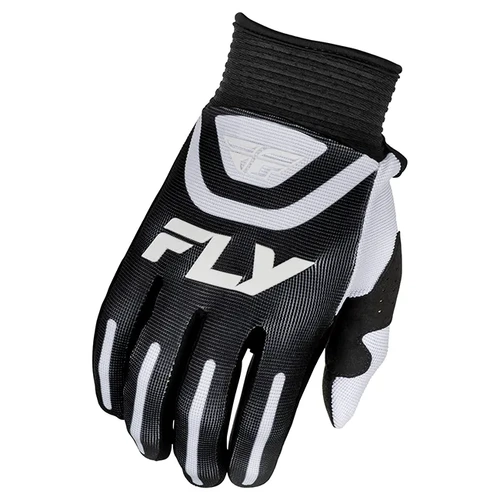 Fly Racing 2025 Youth F-16 MX Gloves - Black/White - Y3XS - SKU:4008570