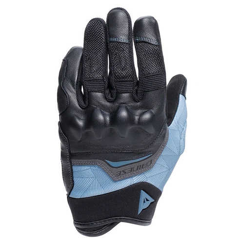 Dainese Ladies Ermex Gloves - Black/Blue Mirage - M - SKU:4008726