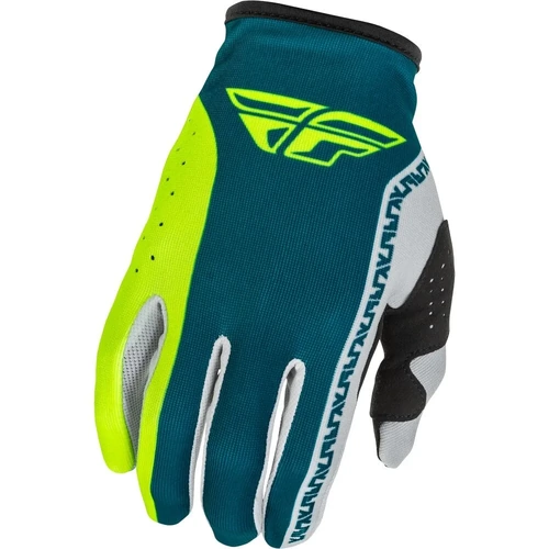 Fly Racing 2026 Lite MX Gloves - Grey/Lime/Teal - M - SKU:4008873