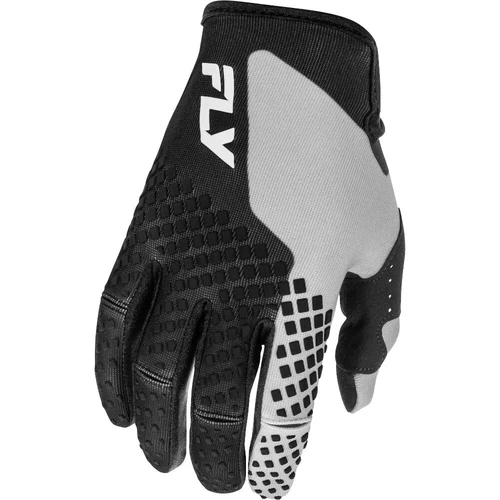 Fly Racing 2026 Youth Kinetic MX Gloves - Black/Grey