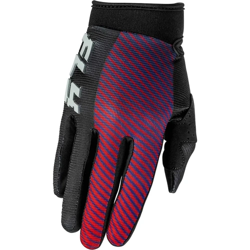 Fly Racing 2026 Youth F-16 MX Gloves - Black/Red/Purple - YL - SKU:4009000